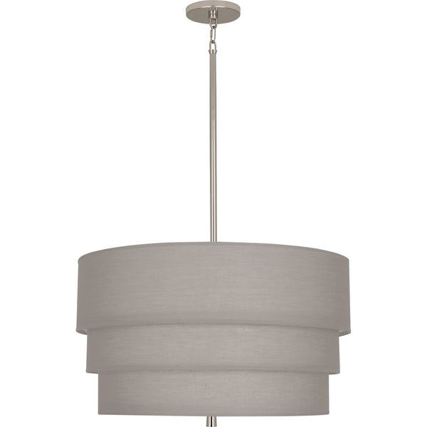 Robert Abbey Decker Three Tier Smoke Gray Pendant