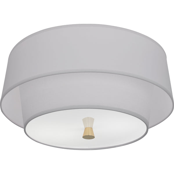 Robert Abbey Decker Pearl Gray Flushmount