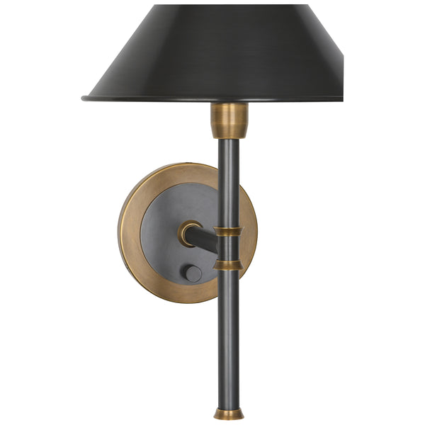 Aaron Deep Patina Bronze Wall Sconce