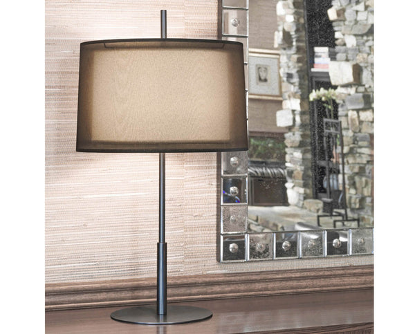 Robert Abbey Saturnia Bronze Table Lamp