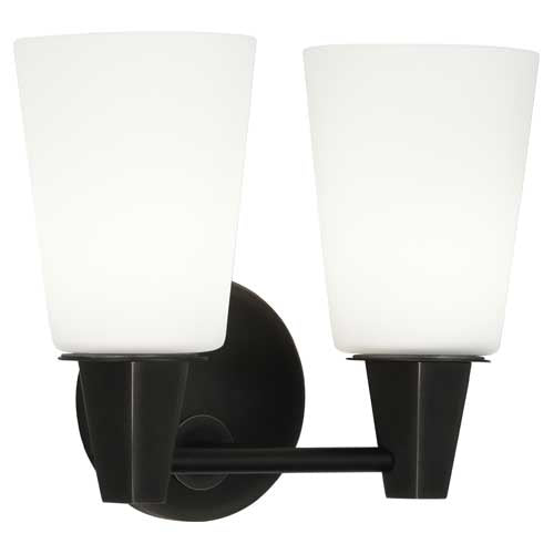 Robert Abbey Wheatley Bronze Double Wall Sconce