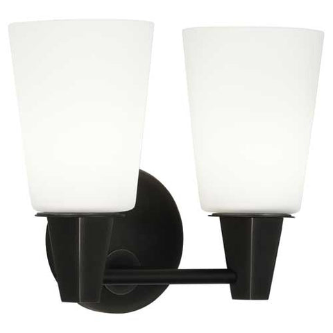 Robert Abbey Wheatley Bronze Double Wall Sconce - Matthew Izzo Home