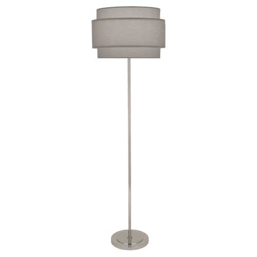 Robert Abbey Decker Smoke Gray Floor Lamp