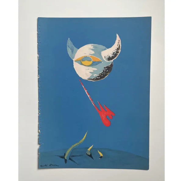"The Moon" (La Lune) - 1938 Lithograph by André Masson