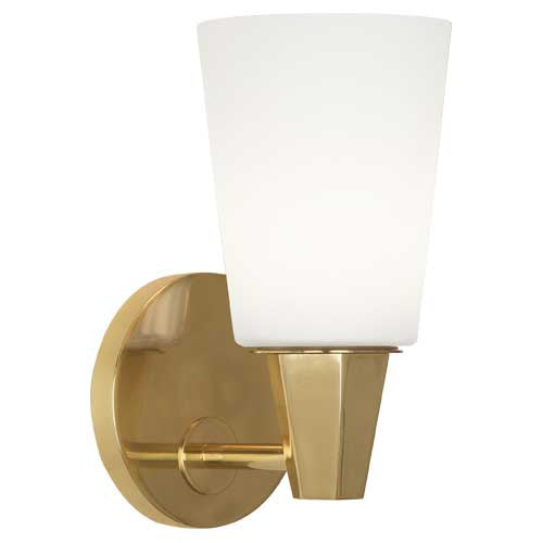 Robert Abbey Wheatley Brass Wall Sconce