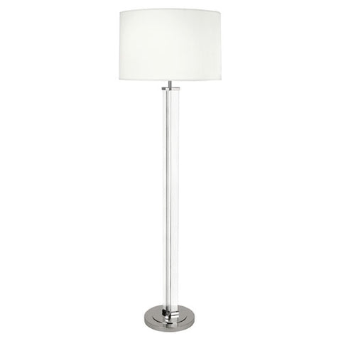 Robert Abbey Fineas Nickel Floor Lamp - Matthew Izzo Home