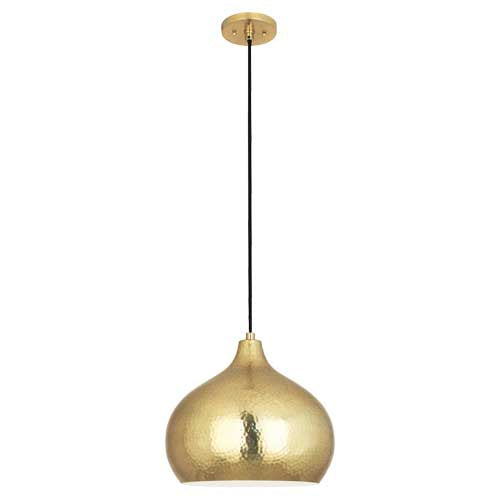 Robert Abbey Dal Modern Brass Pendant