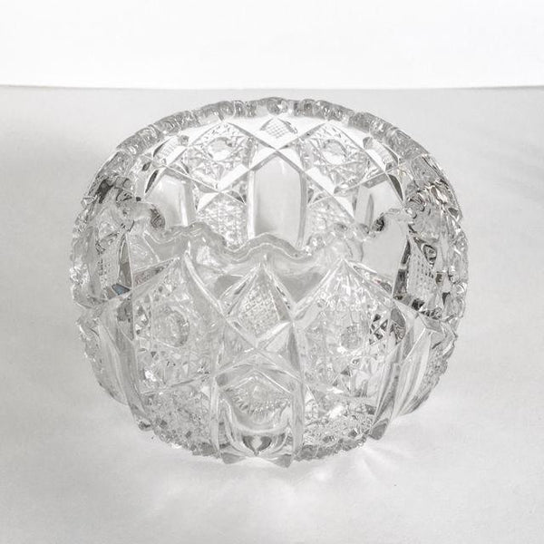 Vintage Semi-Sphere Pressed Glass Bowl