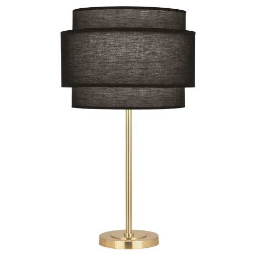 Robert Abbey Decker Raven Black Table Lamp