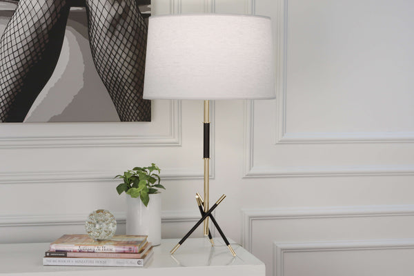 Robert Abbey Thatcher Brass Table Lamp