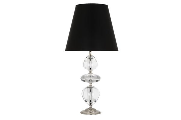 Williamsburg Orlando Nickel/Black Table Lamp