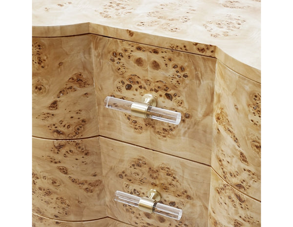 Calvin Side Table - Light or Dark Burlwood