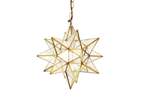Worlds Away 12" Moravian Star Pendant - 4 Options - Matthew Izzo Home