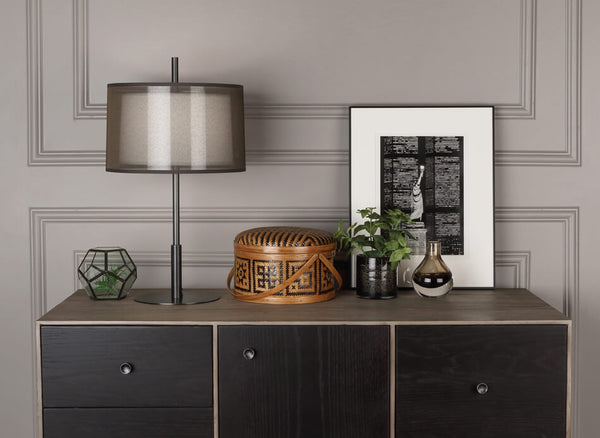 Robert Abbey Saturnia Bronze Table Lamp