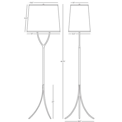 Robert Abbey Desiree Floor Lamp