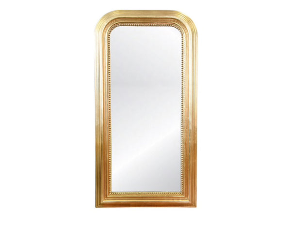 Waverly Gold Leaf Floor Mirror