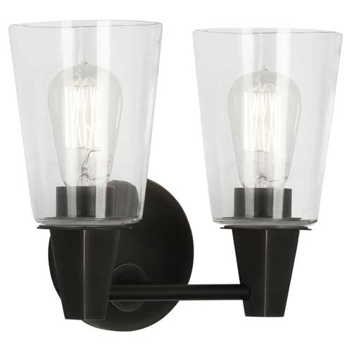 Robert Abbey Wheatley Bronze Double Wall Sconce