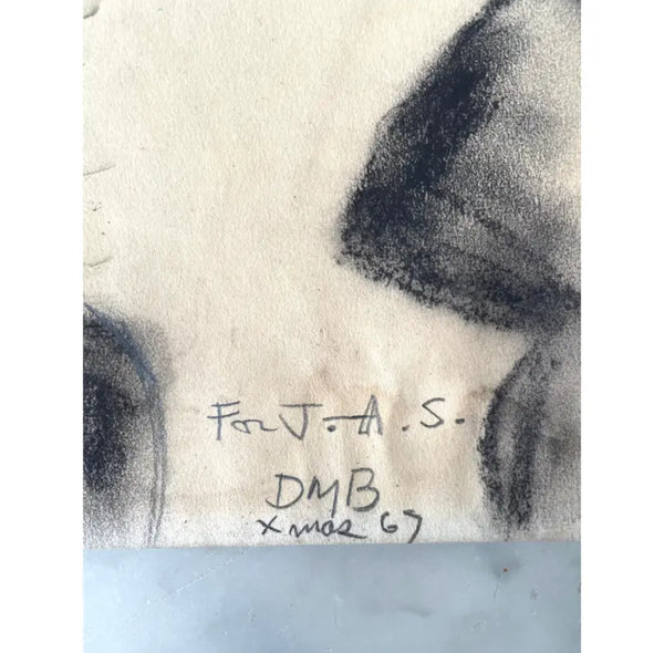 Dan Basen Pastel & Pencil Drawing on Paper