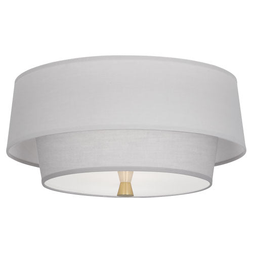 Robert Abbey Decker Pearl Gray Flushmount