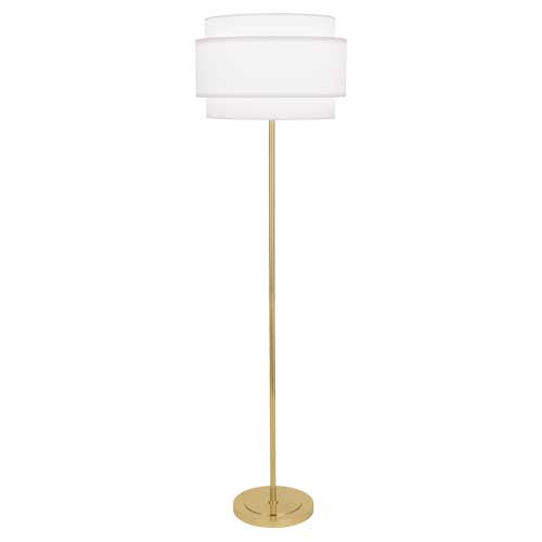 Robert Abbey Decker White Floor Lamp