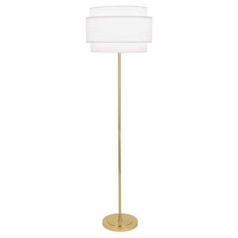 Robert Abbey Decker White Floor Lamp - Matthew Izzo Home