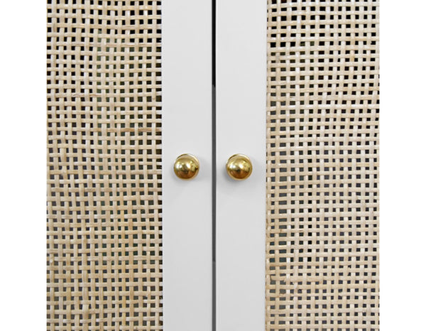 Boyd Single Sink Bath Vanity - Matte White Lacquer or Light Blue