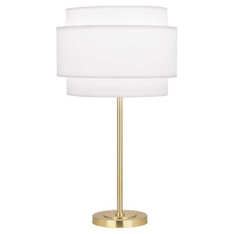 Robert Abbey Decker Ascot White Table Lamp - Matthew Izzo Home