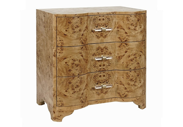 Calvin Side Table - Light or Dark Burlwood