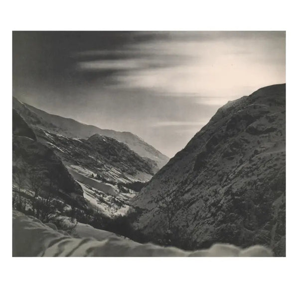 Clair de Lune a Huez - French Photogravure by Pierre Jahan 1930s