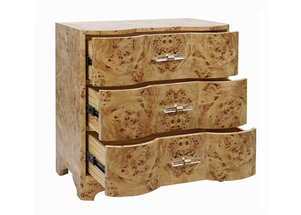 Calvin Side Table - Light or Dark Burlwood