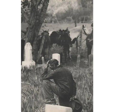 'Graveside, Taos, New Mexico' Photogravure by Henri Cartier-Bresson (1947) - Matthew Izzo Home