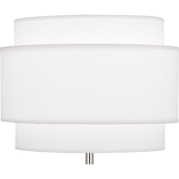 Robert Abbey Decker Ascot White Table Lamp