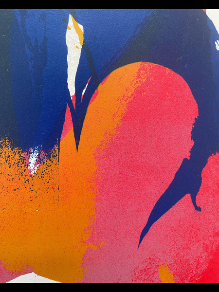 Vintage Lithograph ‘Composition Il’ by Paul Jenkins (1964)