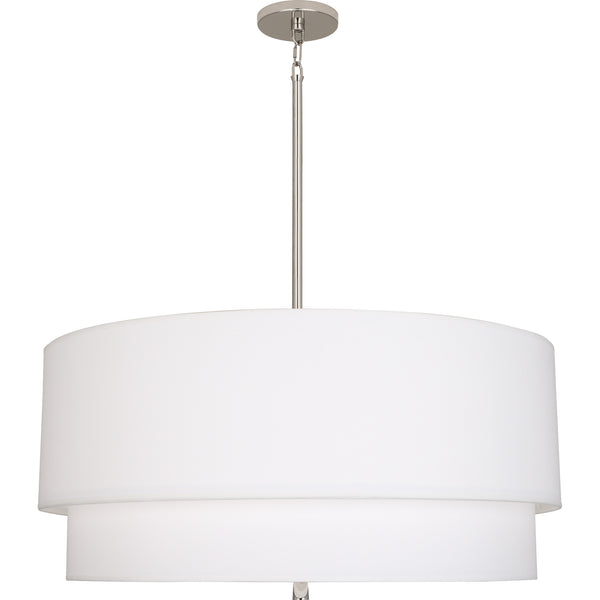 Robert Abbey Decker White/Nickel Pendant