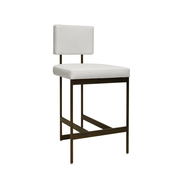 Baylor Modern Counter Stool - Bronze or Nickel