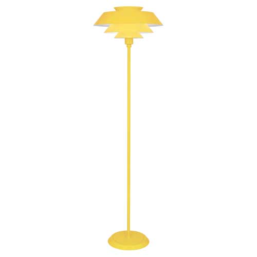Robert Abbey Pierce Yellow Floor Lamp