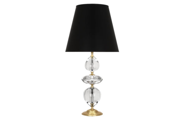 Williamsburg Orlando Brass/Black Table Lamp