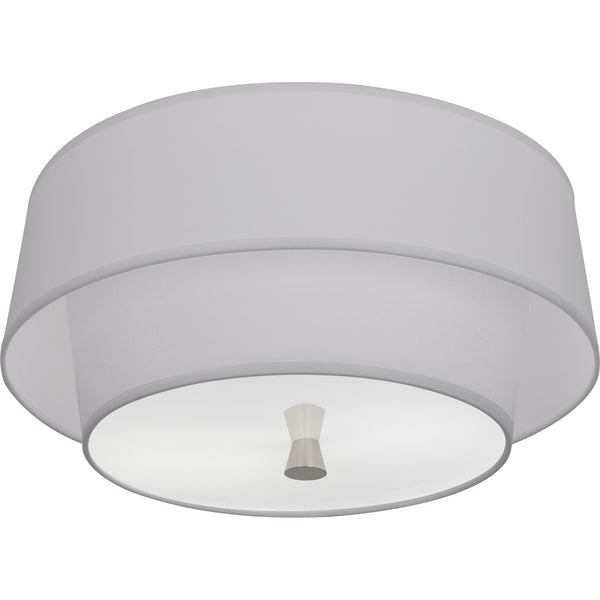 Robert Abbey Decker Pearl Gray Flushmount
