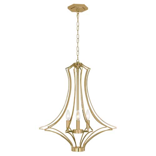 Robert Abbey Grace Brass Chandelier