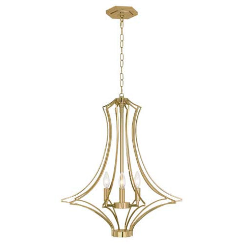 Robert Abbey Grace Brass Chandelier - Matthew Izzo Home