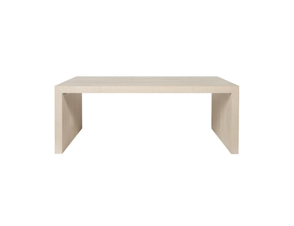 Kenneth Modern Minimalist Cerused Oak Coffee Table