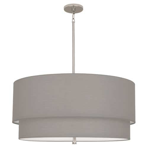 Robert Abbey Decker Smoke Grey/Nickel Pendant