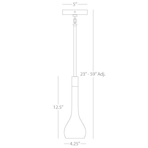 Robert Abbey Axis Mini Pendant