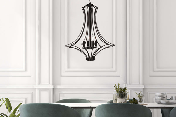 Robert Abbey Grace Bronze Chandelier