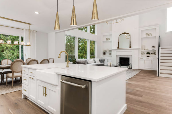 Robert Abbey Dal Modern Brass Pendant