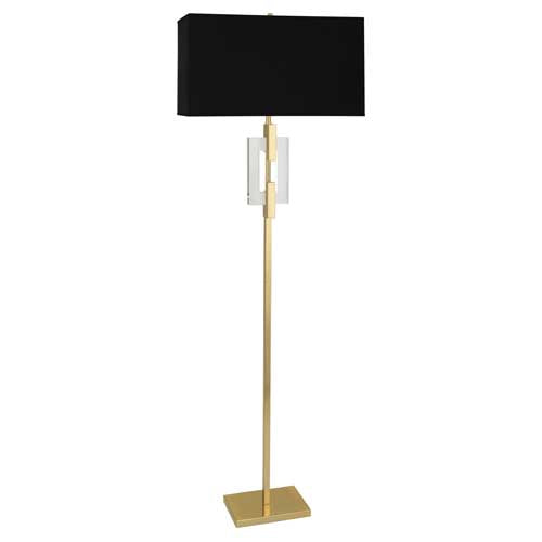 Robert Abbey Lincoln Brass Floor Lamp