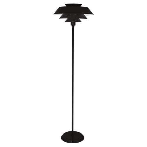 Robert Abbey Pierce Black Floor Lamp
