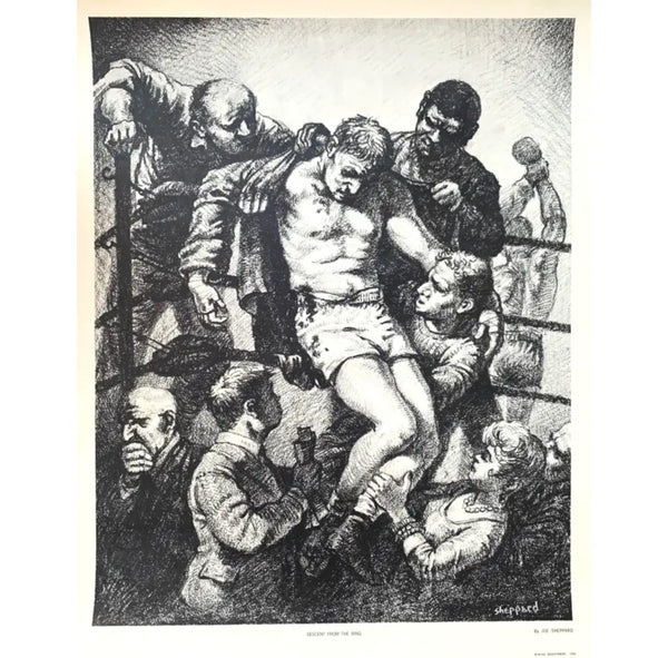 Joseph Sheppard Vintage Boxing Print, Limited Edition