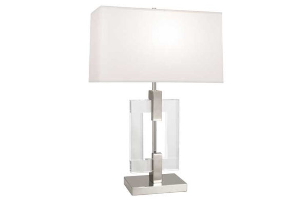 Robert Abbey Lincoln Nickel Table Lamp