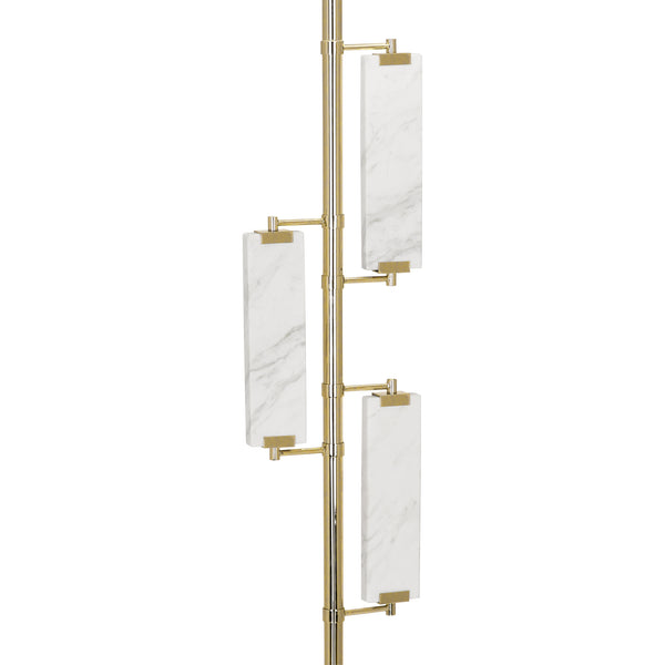 Robert Abbey Alston Brass Floor Lamp